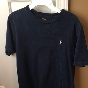 Kids navy blue Polo round neck
